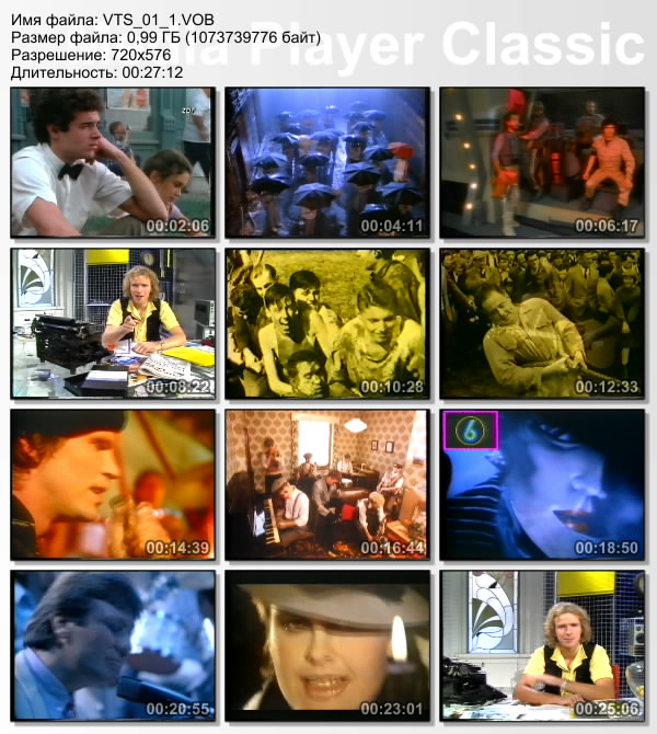 Thommy's Pop Show 1982 video thumbnails
